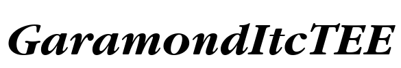 GaramondItcTEE