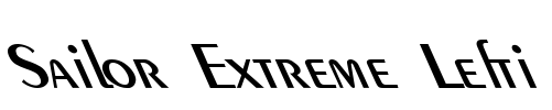 Sailor Extreme Lefti Font Image