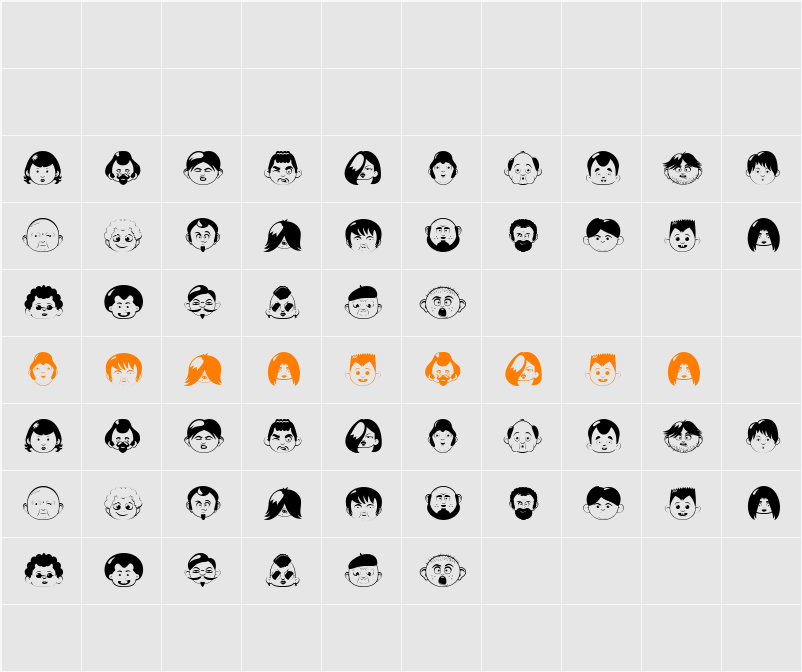 Keep It Up Character Map