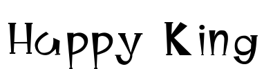 Happy King Font Image