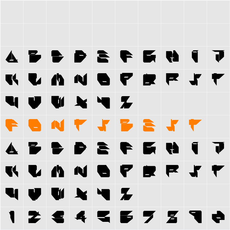 Ikos Dub Solid Character Map