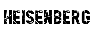 Heisenberg Font Image