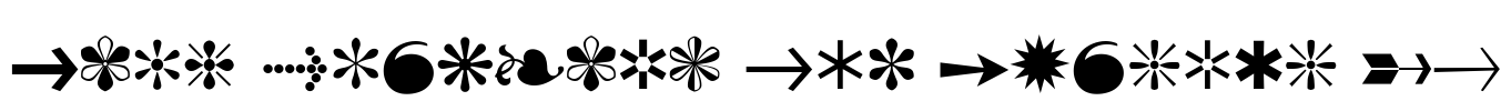 Zapf Dingbats Two Hundred BQ Font Image