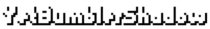 YetBumblerShadow Font Image