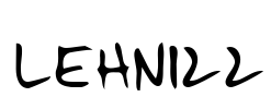 LEHN122 Font Image