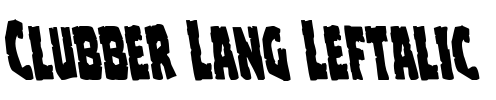 Clubber Lang Leftalic