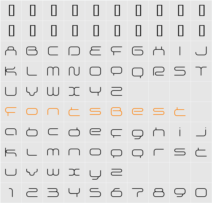 supersonic Character Map
