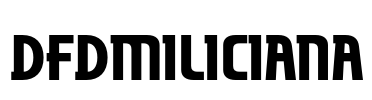 dfdMiliciana Font Image
