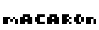 macaron Font Image