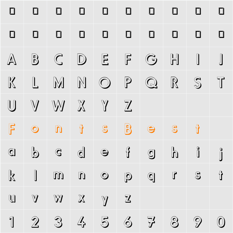 Fundamental 3D  Brigade Character Map