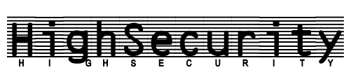 HighSecurity Font Image