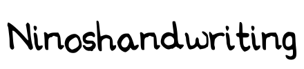 Ninoshandwriting
