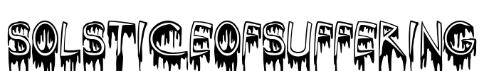 SolsticeOfSuffering Font Image