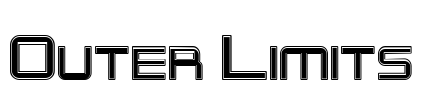 Outer Limits Font Image