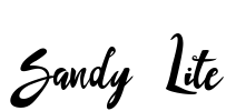 Sandy Lite Font Image