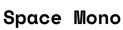 Space Mono Font Image