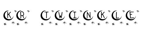 KR Twinkle Font Image