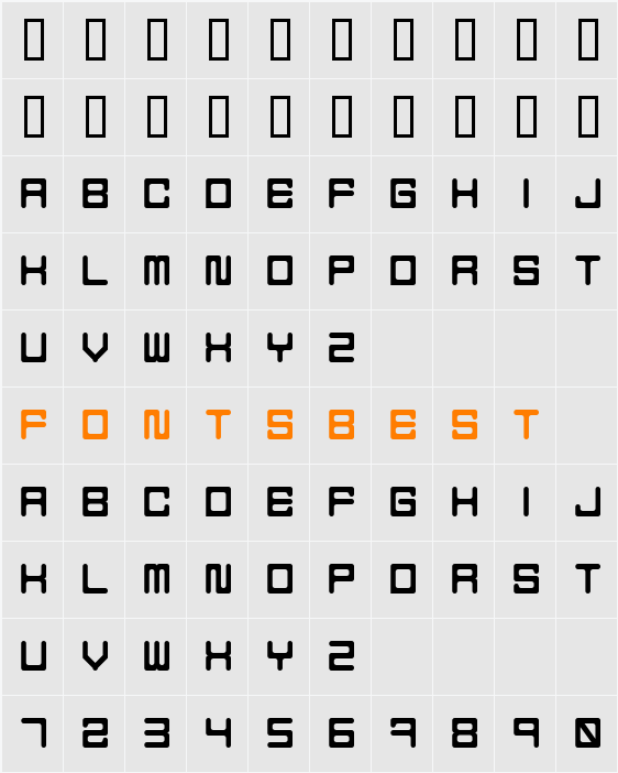 Holodeck 5 Character Map