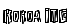 Kokoa ITC Font Image