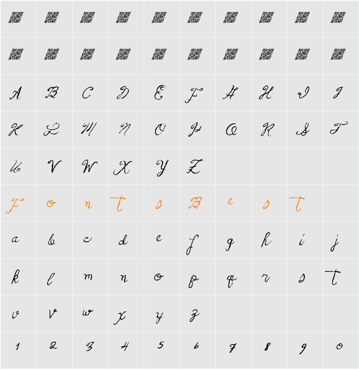 FrenchPirates Character Map