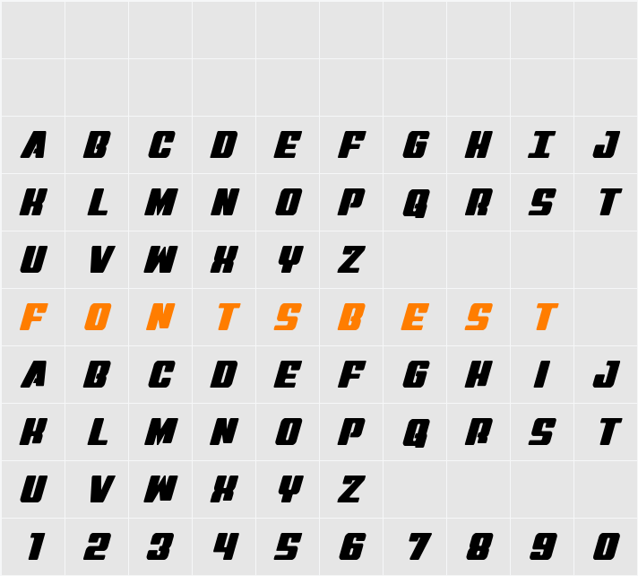 Virgin Hybrid Condensed Character Map