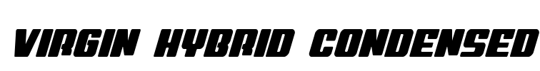 Virgin Hybrid Condensed Font Image