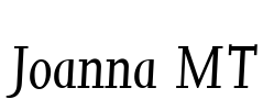 Joanna MT Font Image