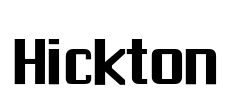 Hickton   Font Image