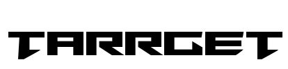 Tarrget Font Image