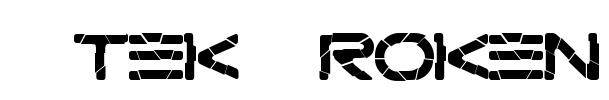 Gtek Broken Font Image