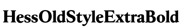 HessOldStyleExtraBold