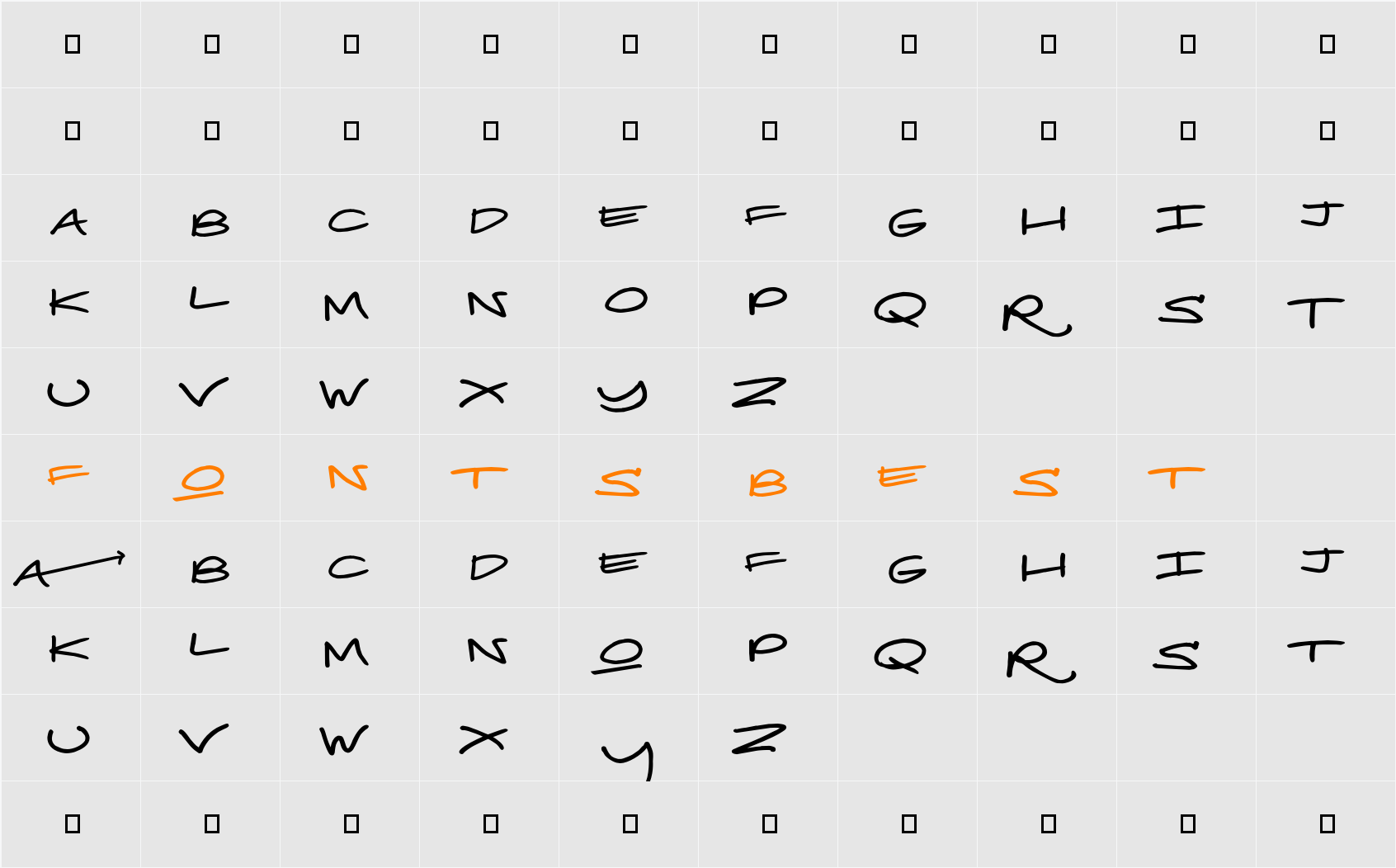 Real Toyz Character Map