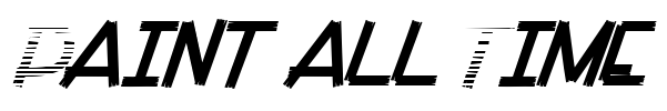 Paint all Time Font Image