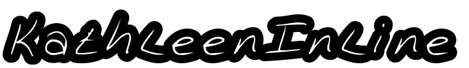 KathleenInline Font Image