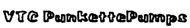 VTC PunkettePumps Font Image