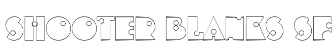 Shooter Blanks SF Font Image