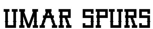 Umar Spurs Font Image