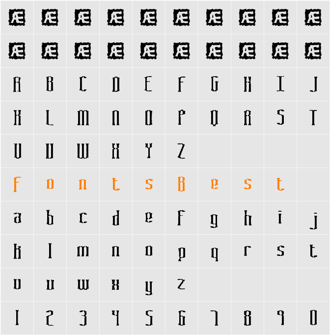 Graveyard BRK Character Map