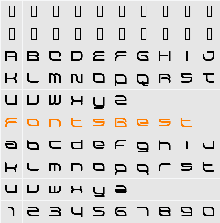 Hyperion Character Map