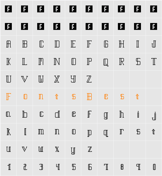 Of Course Character Map