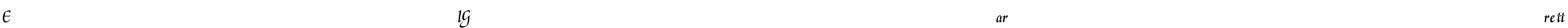 ElGarrett Font Image