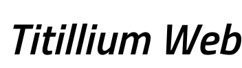 Titillium Web Font Image
