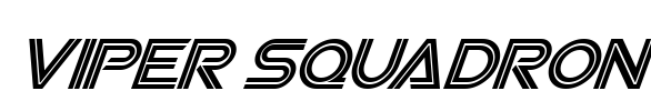 Viper Squadron Font Image