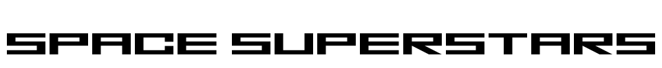 Space Superstars Font Image