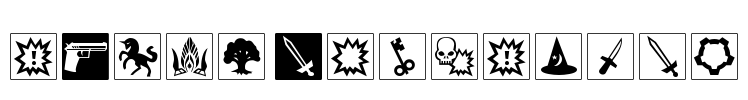 dPoly Gamedings Font Image