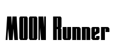 MOON Runner Font Image