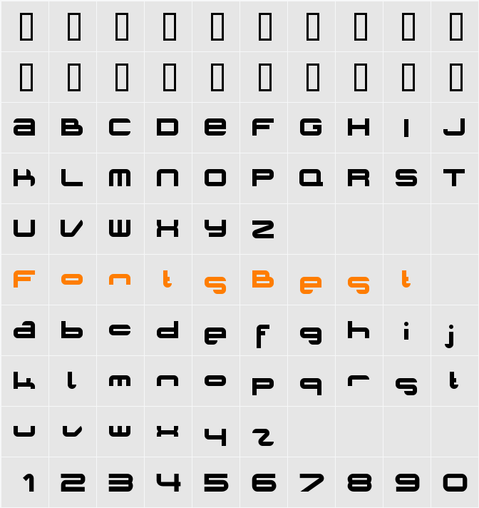 Planet Opti Character Map