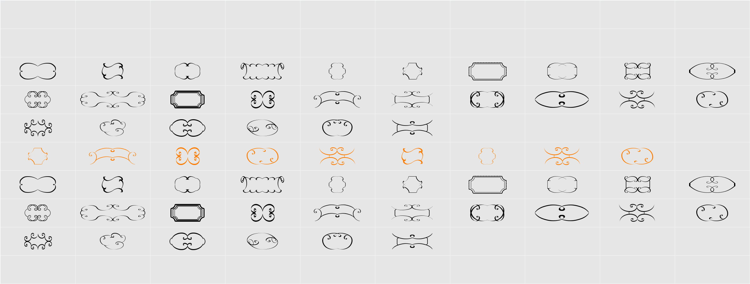 frames tfb Character Map