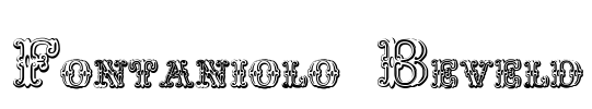 Fontaniolo Beveld Font Image