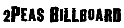 2Peas Billboard Font Image